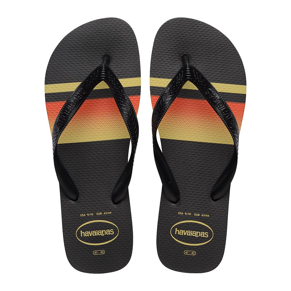 Sandalias Havaianas Hombre Ha4131932 Top Basic Negro 39