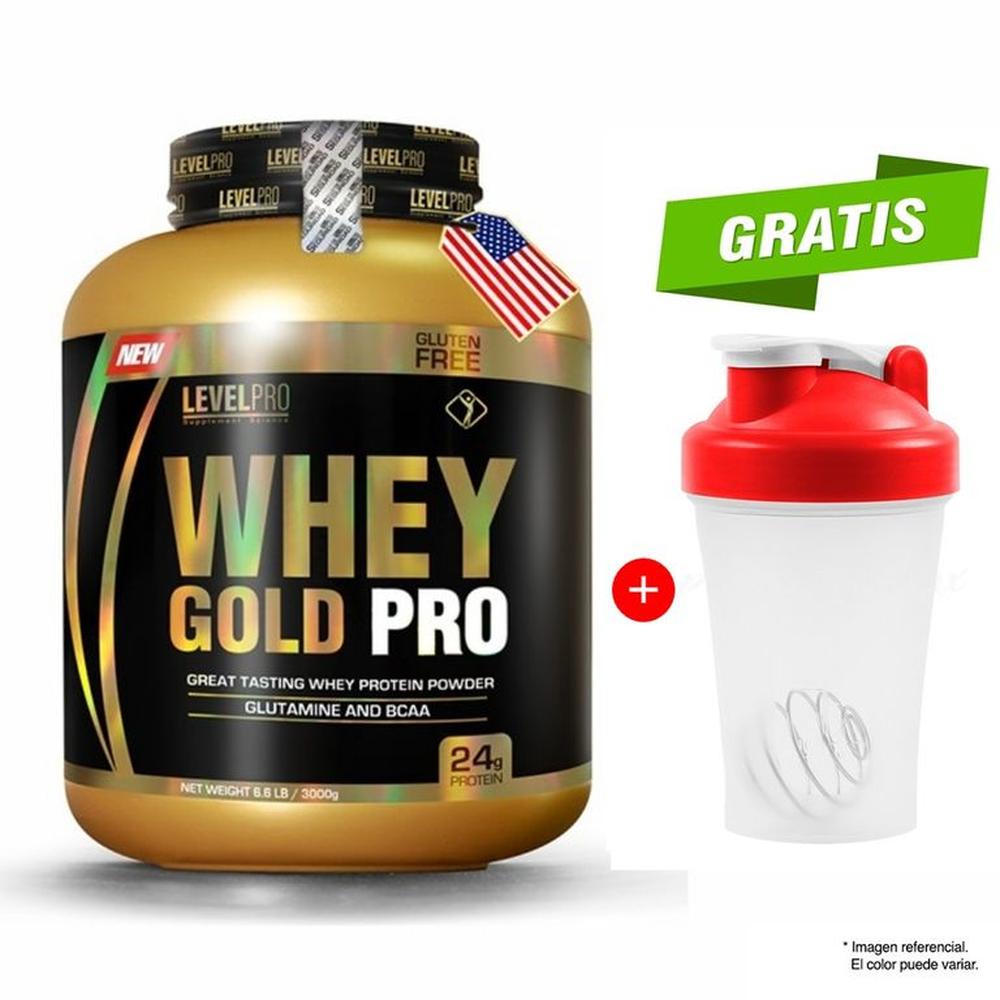 Proteína Level Pro Whey Gold Pro 3Kg Chocolate