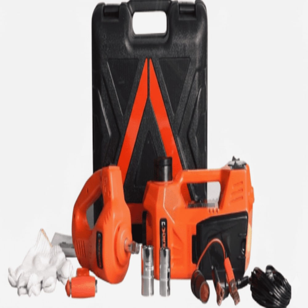 GATA DE 5 TONELADAS KIT EMERGENCIA AUTOMOTRIZ 3 EN 1 - 12V