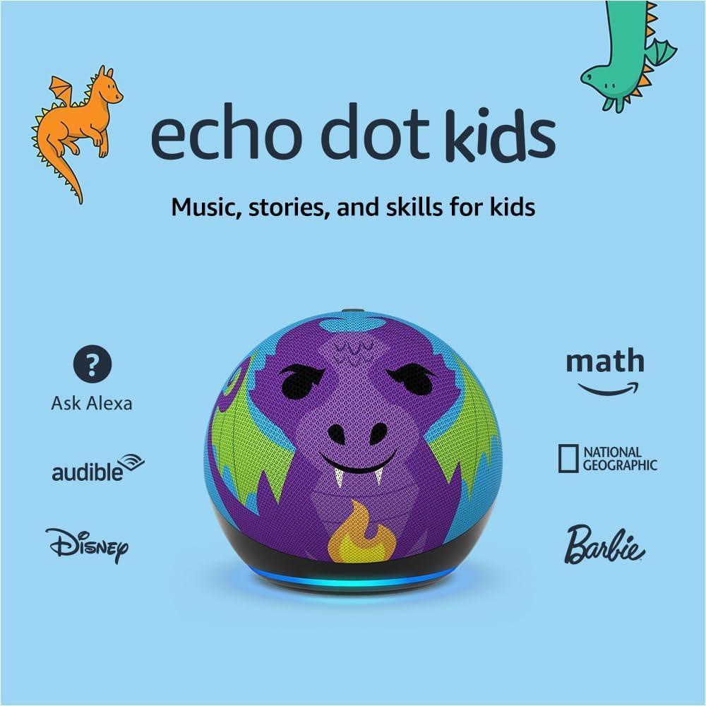 Parlante Amazon Echo Dot Kids 5ta Generación Sonido Nítido