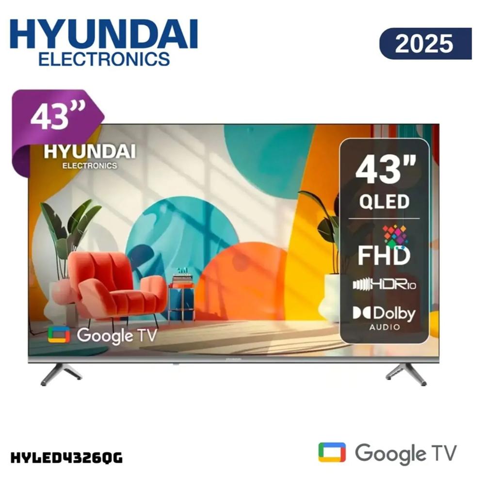 Televisor Hyundai 43 QLED Google TV HYLED4326QG  FHD