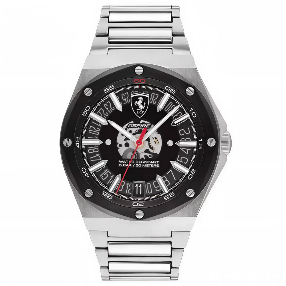 Reloj Ferrari Aspire 0830846 Fecha Acero Inoxidable Reloj Ferrari Aspire 0830846 Fecha Acero Inoxidable