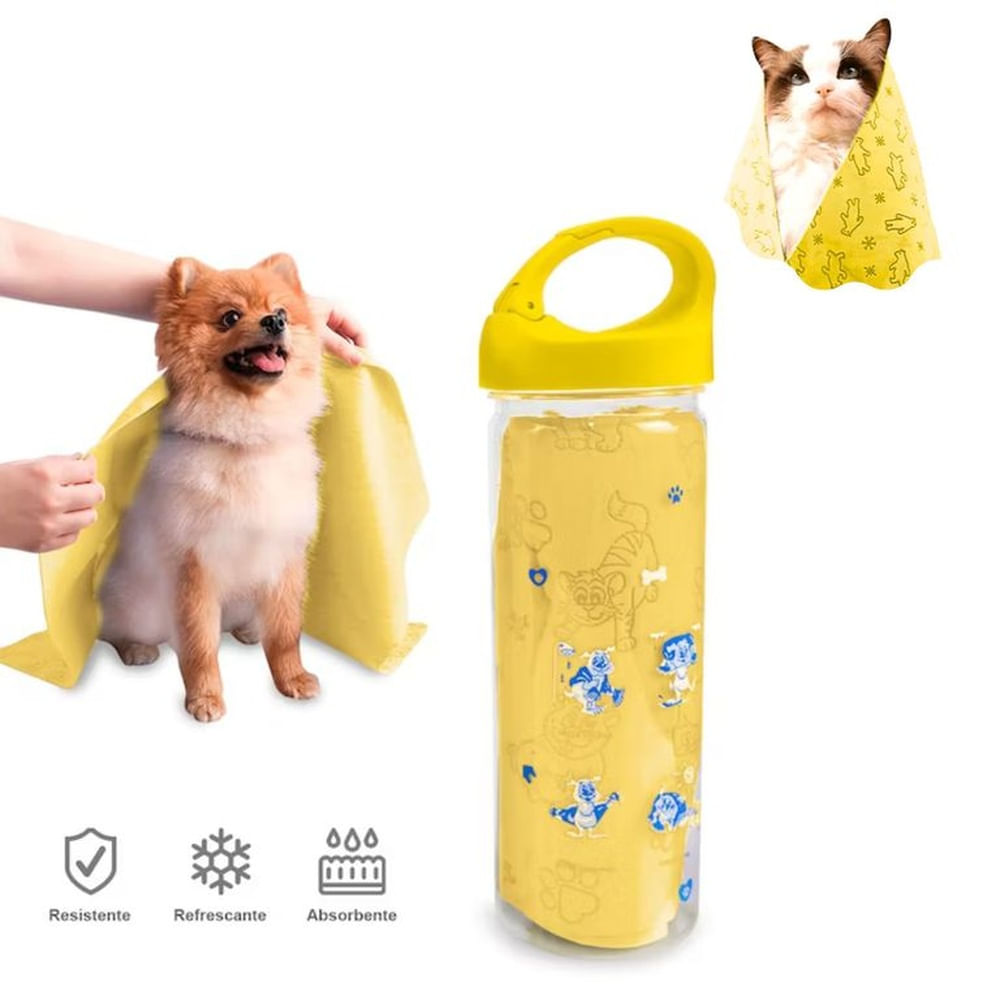 TOALLA MULTIFUNCIONAL ABSORBENTE PARA MASCOTA AMARILLO AMARILLO TOALLA MULTIFUNCIONAL ABSORBENTE PARA MASCOTA AMARILLO AMARILLO