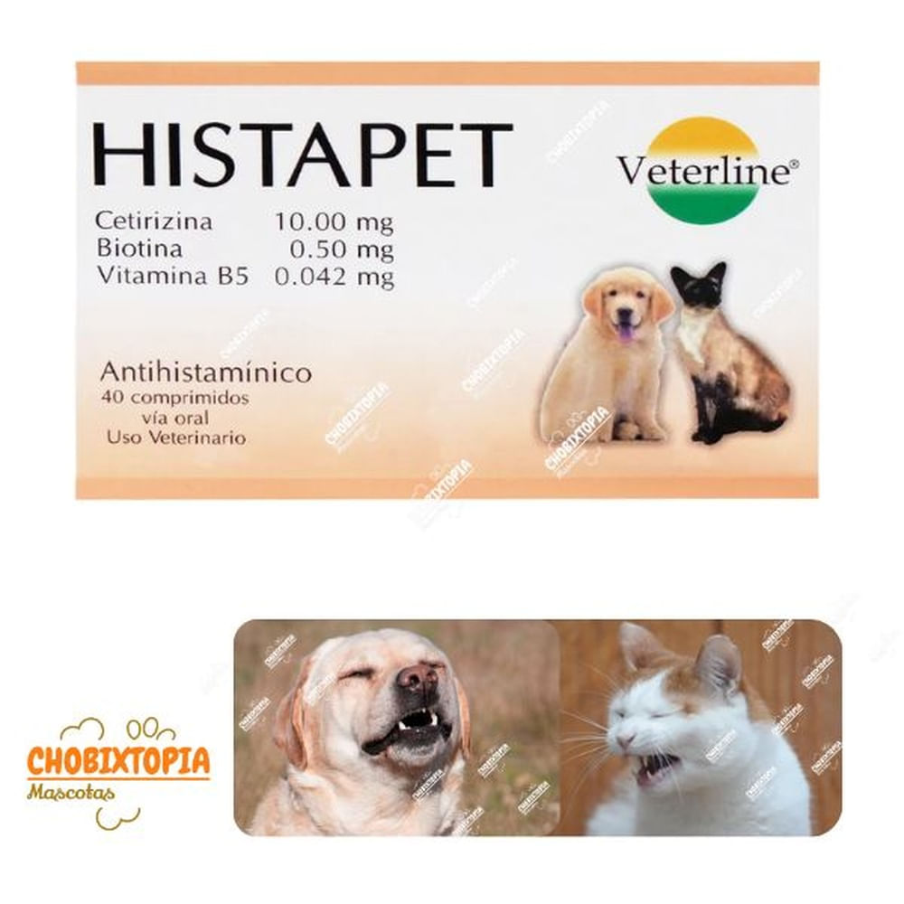 HISTAPET 10 mg COMPRIMIDOS x 40 NARANJA HISTAPET 10 mg COMPRIMIDOS x 40 NARANJA