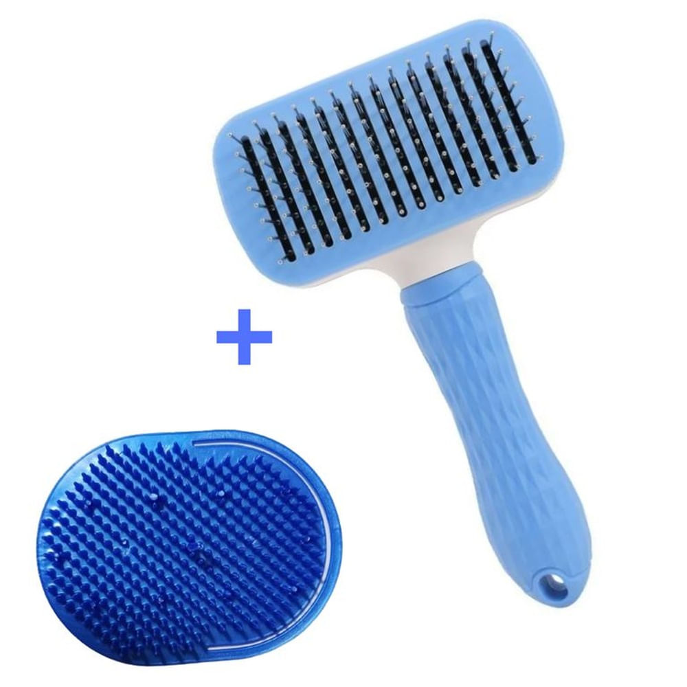 PACK CEPILLO P-MASCOTA BOTON ERGONOMICO CUADRADO CELESTE CELESTE BLANCO PACK CEPILLO P-MASCOTA BOTON ERGONOMICO CUADRADO CELESTE CELESTE BLANCO