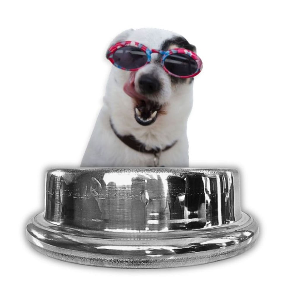 PLATO DE ALUMINIO PARA MASCOTA PERRO