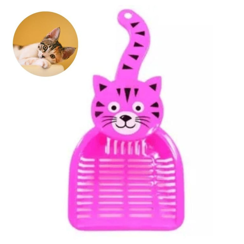 PALA RECOGEDOR PARA ARENA DE GATOS FUCSIA PALA RECOGEDOR PARA ARENA DE GATOS FUCSIA