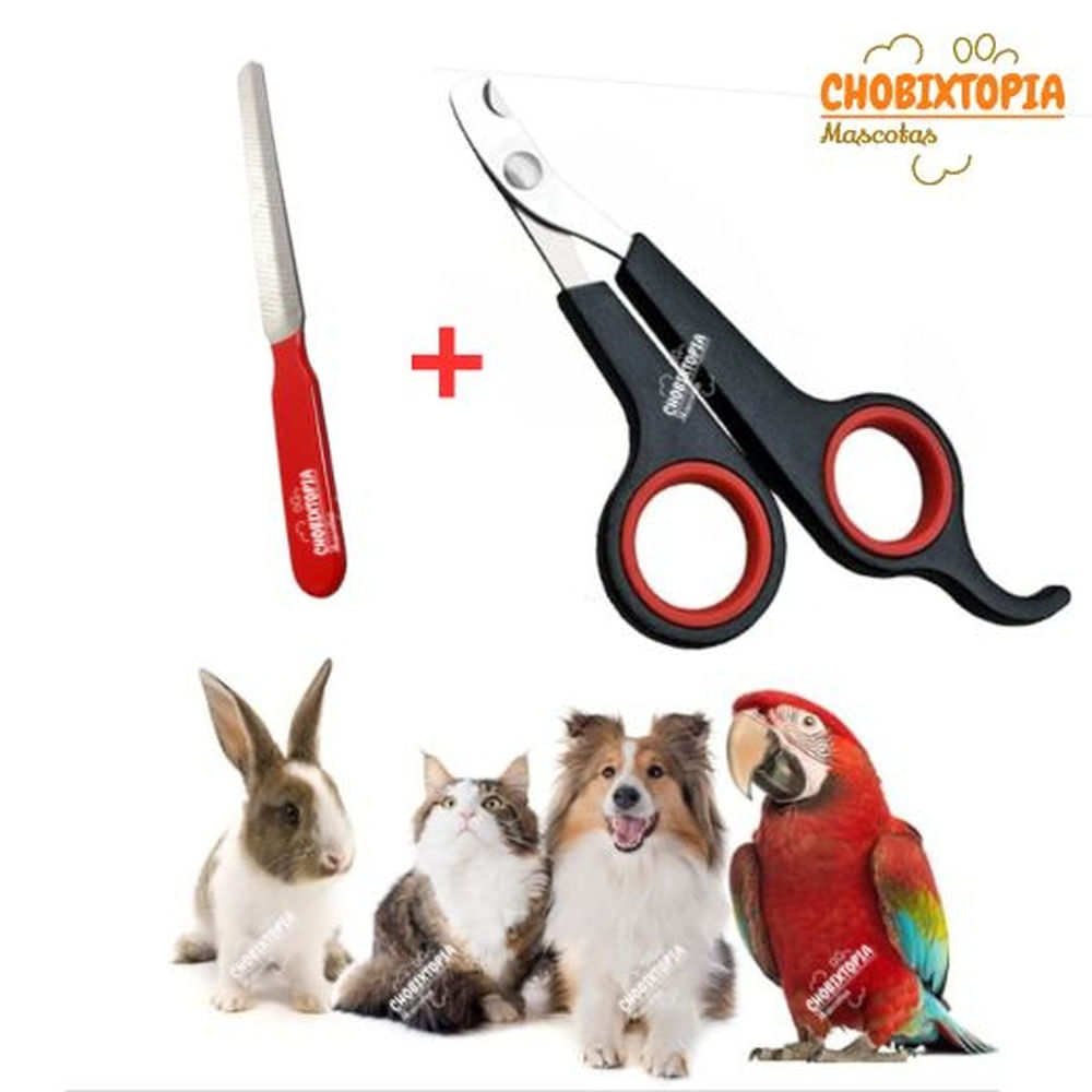 CORTAUÑAS TIJERA Y LIMA GATOS Y PERROS-MASCOTA ROJA CORTAUÑAS TIJERA Y LIMA GATOS Y PERROS-MASCOTA ROJA
