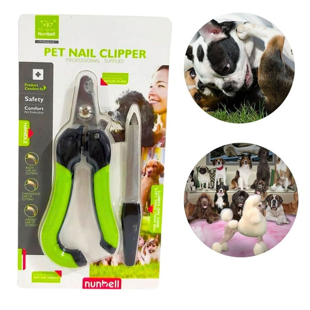Alicate Cortauñas Perros-Mascotas NUNBELL Circular Verde NEGRO/VERDE Alicate Cortauñas Perros-Mascotas NUNBELL Circular Verde NEGRO/VERDE