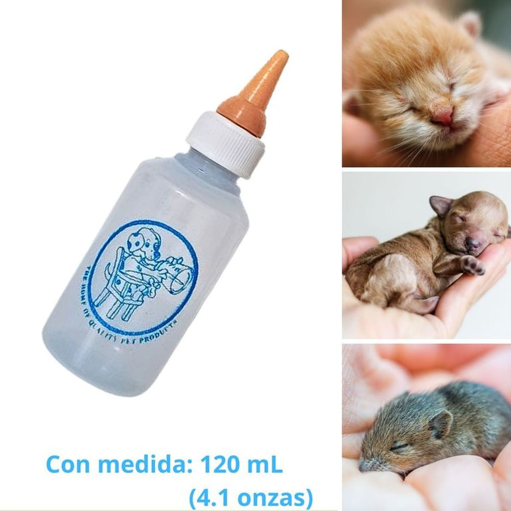 BIBERON PARA MASCOTAS x 120 mL - CELESTE