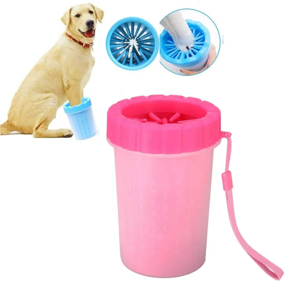 LIMPIA PATITAS PARA MASCOTAS PEQUEÑO ROSADO VERDE LIMON LIMPIA PATITAS PARA MASCOTAS PEQUEÑO ROSADO VERDE LIMON