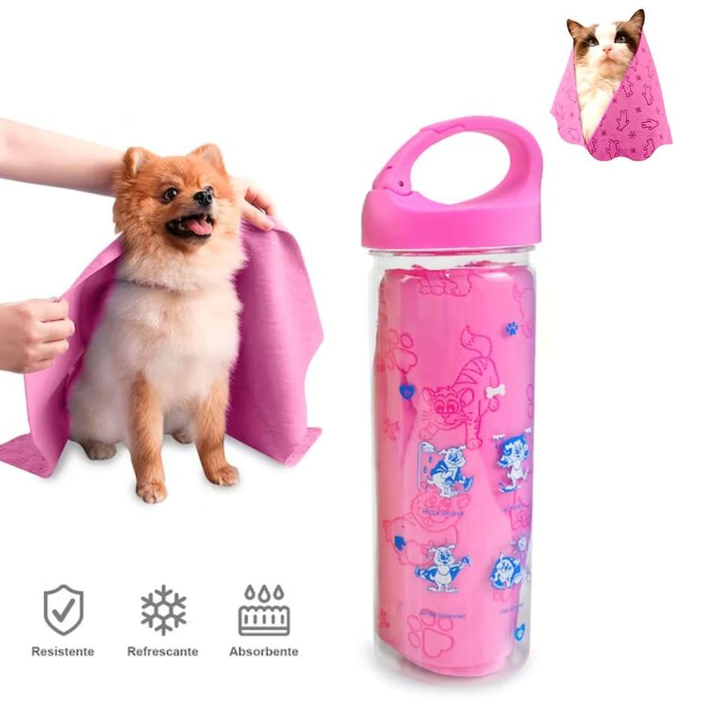 TOALLA MULTIFUNCIONAL ABSORBENTE PARA MASCOTA ROSADO ROSADO TOALLA MULTIFUNCIONAL ABSORBENTE PARA MASCOTA ROSADO ROSADO