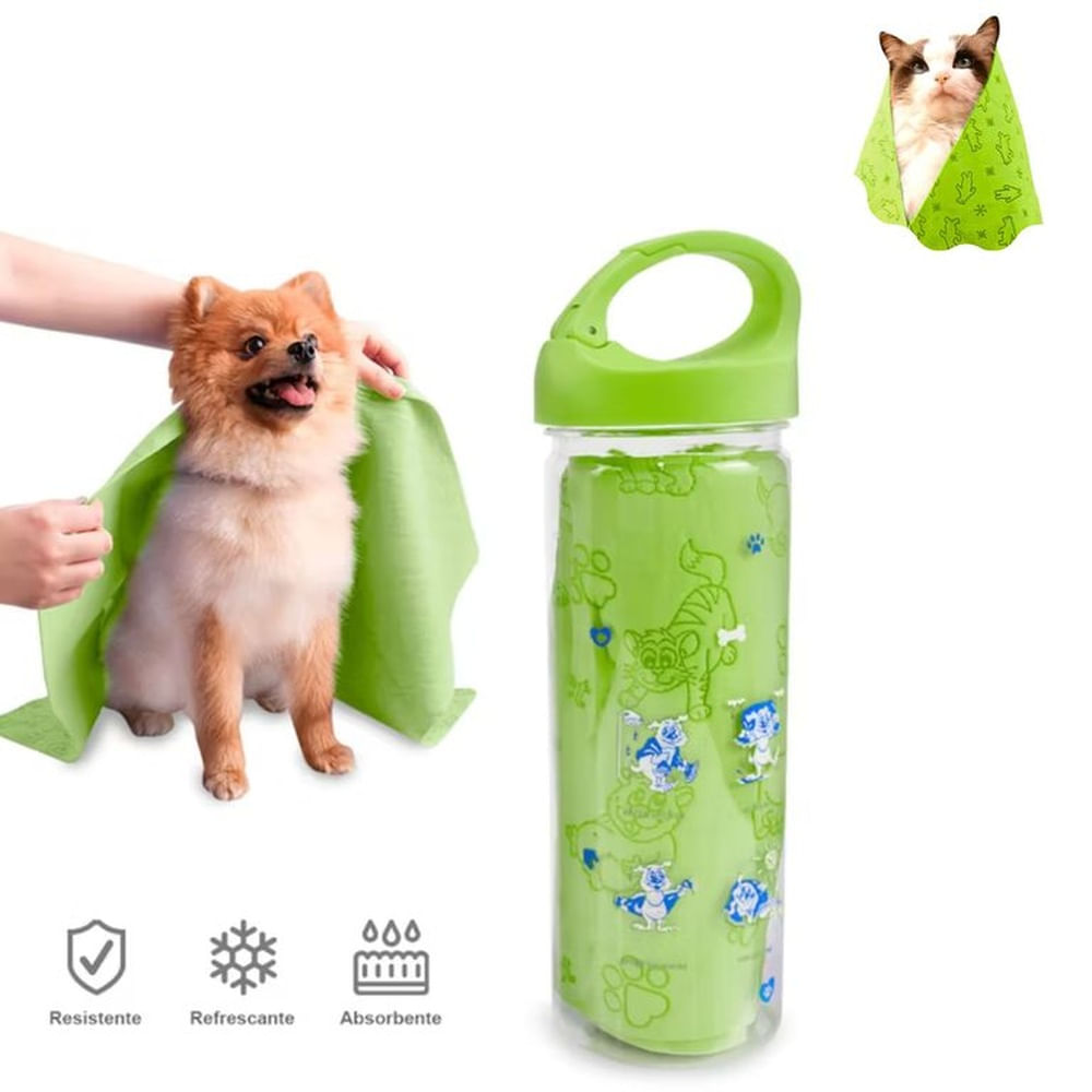 TOALLA MULTIFUNCIONAL ABSORBENTE PARA MASCOTA VERDE VERDE TOALLA MULTIFUNCIONAL ABSORBENTE PARA MASCOTA VERDE VERDE
