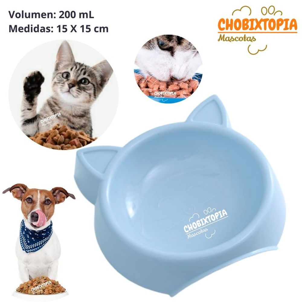 PLATO PARA MASCOTA OREJITAS CELESTE BEBE x 200 ML CELESTE BEBE PLATO PARA MASCOTA OREJITAS CELESTE BEBE x 200 ML CELESTE BEBE