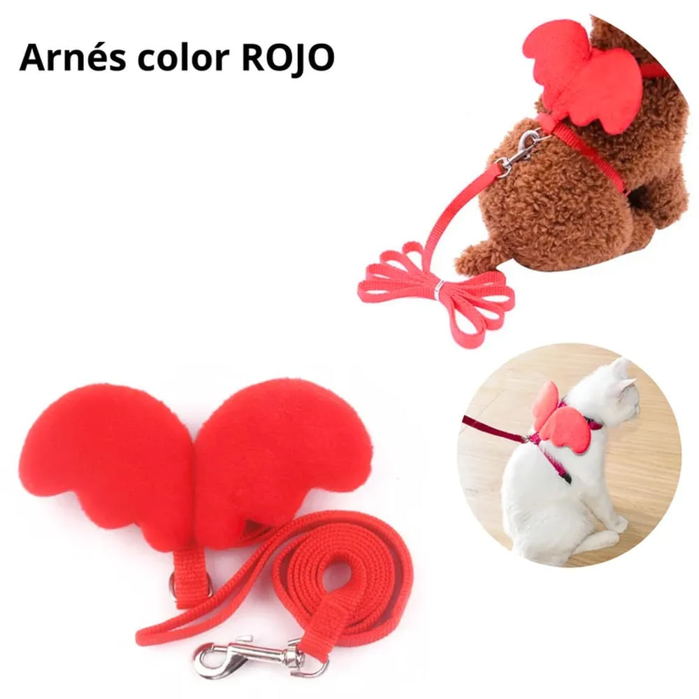 ARNES CON ALAS Y CORREA TALLA S - ROJO ROJO ARNES CON ALAS Y CORREA TALLA S - ROJO ROJO