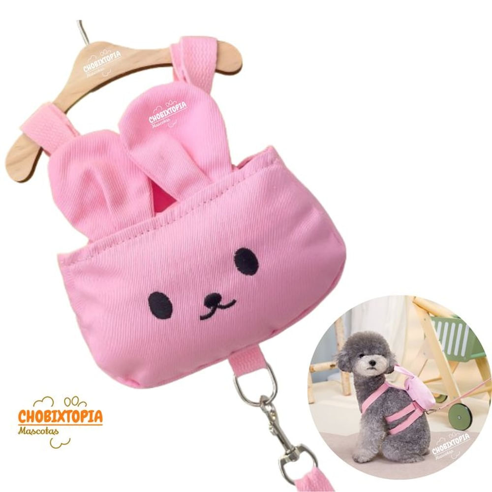ARNES MOCHILA PARA MASCOTA CONEJITO - TALLA L ROSADO ARNES MOCHILA PARA MASCOTA CONEJITO - TALLA L ROSADO