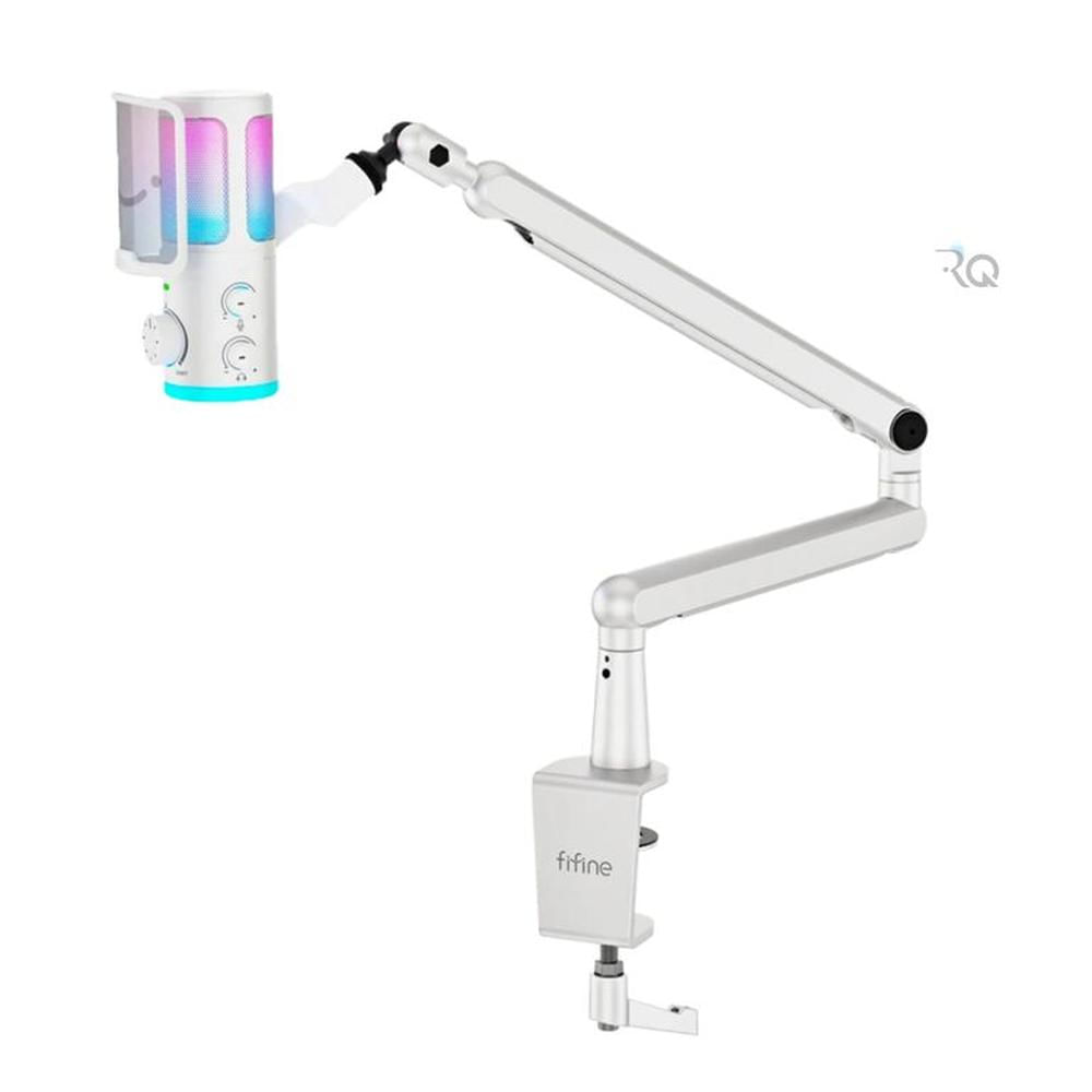 Micrófono Fifine TAM6 White con Brazo