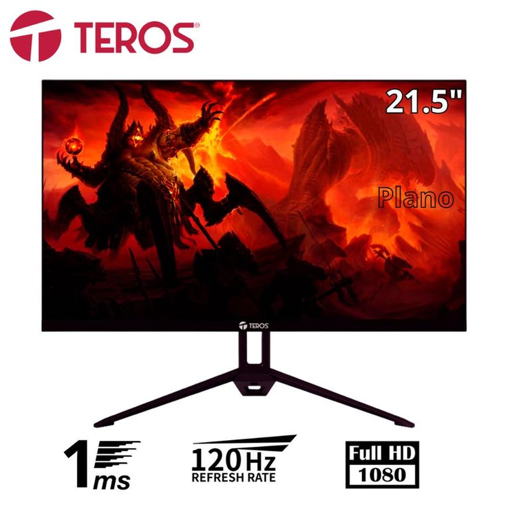 Monitor plano TEROS TE-2415S 238 FHD IPS 120Hz 1ms HDMI DP PARLANTES
