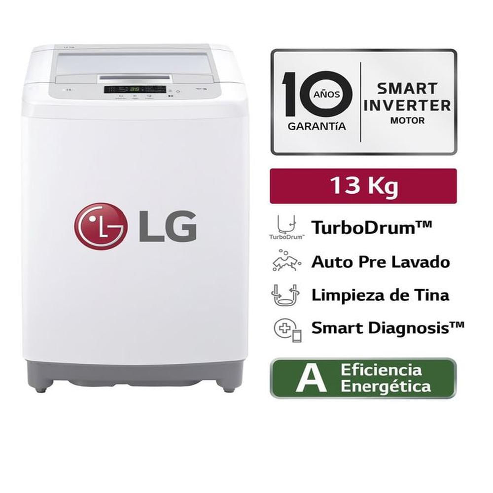 LAVADORA LG WT13WPBK 13 KG BLANCO