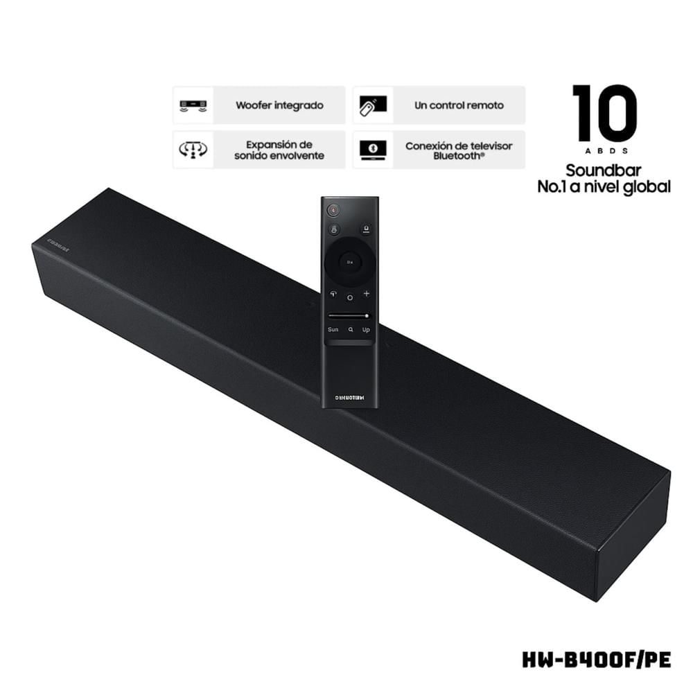 Soundbar Samsung 2.0 CH HW-B400F 40 Watts 2025