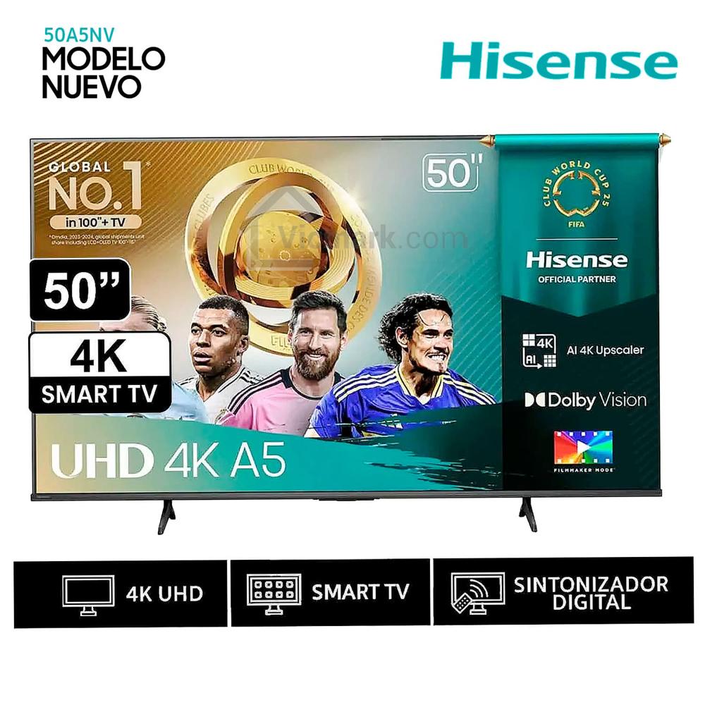 Televisor Hisense 50 Pulg Ultra HD 4K Smart TV 50A5NV 2025