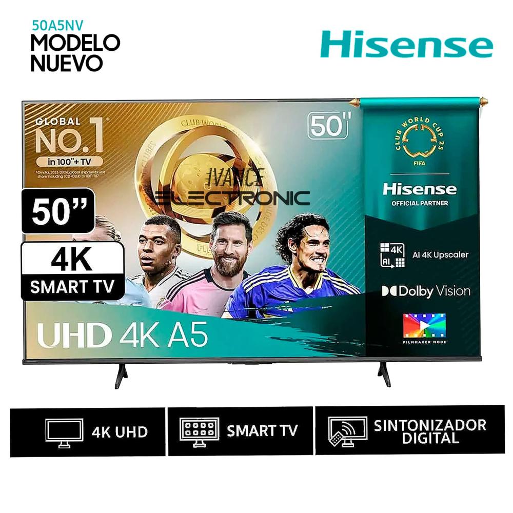 Televisor Hisense 50 Pulg Ultra HD 4K Smart TV 50A5NV 2025