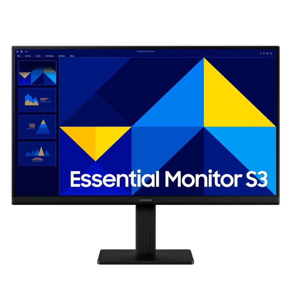 Monitor plano SAMSUNG Essential S3 22 FHD IPS 100Hz HDMI VGA