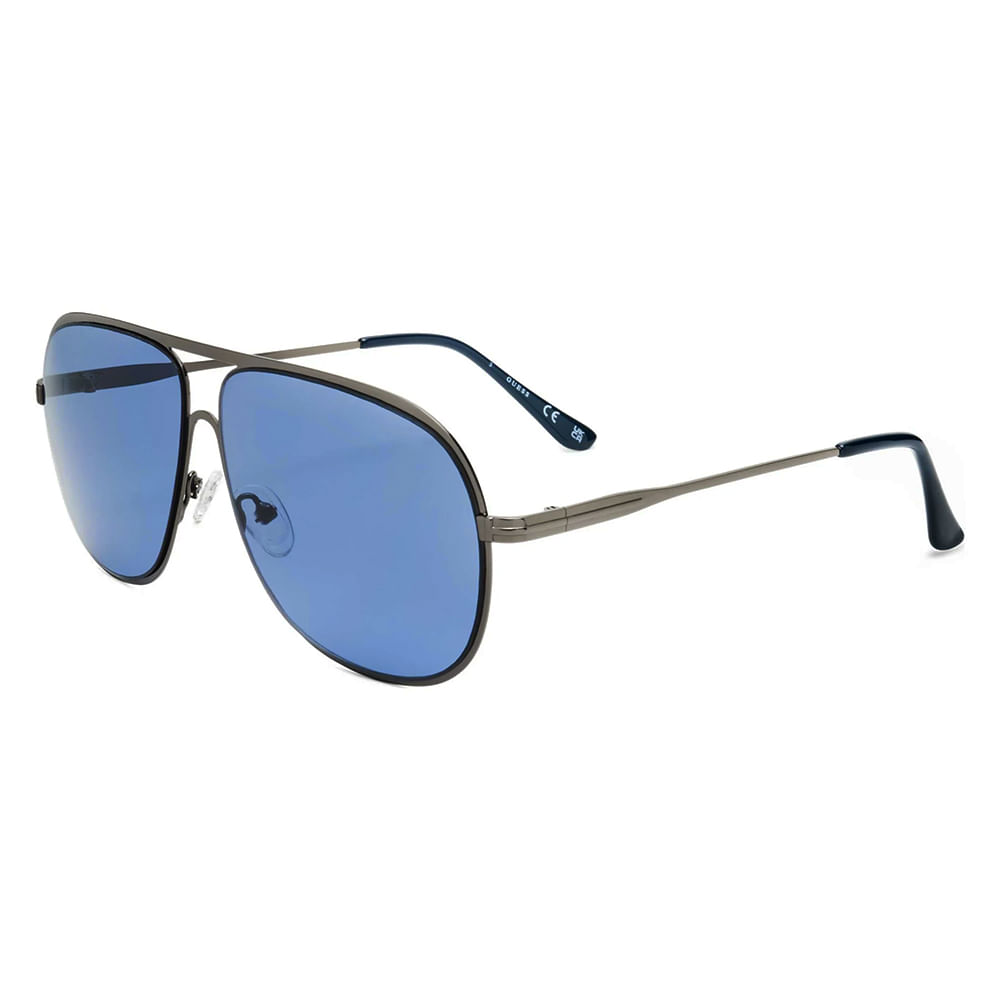 Lentes de Sol Guess GF0208-08V Gunmetal Azul