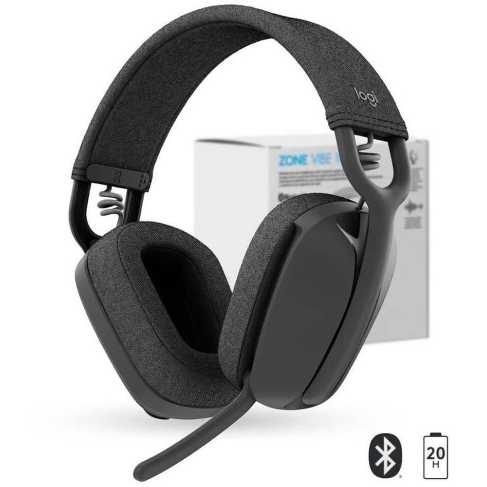 AUDIFONO C/MICROF. LOGITECH ZONE VIBE 100 BLUETOOTH BLACK