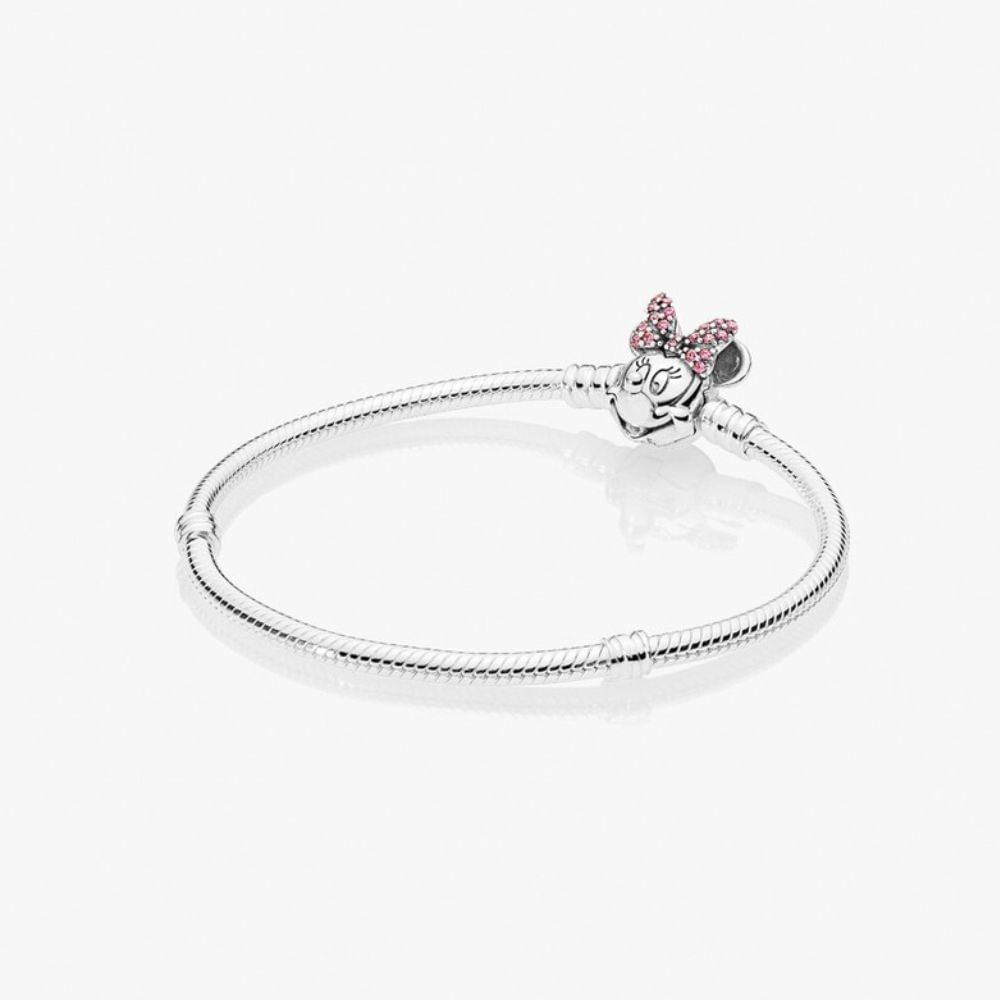Brazalete Pandora Retrato de Minnie x Disney Talla 20 cm