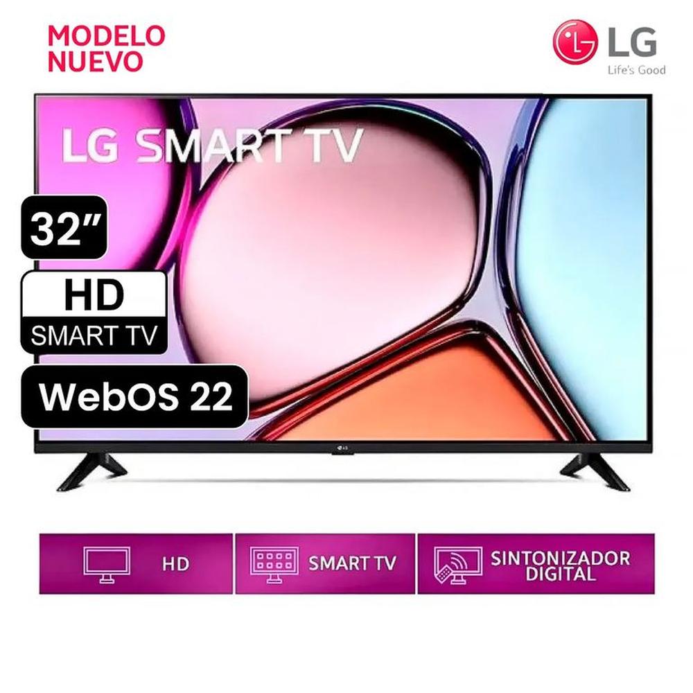 Smart TV LG 32 Pulg HD con webOS y AI ThinQ 32LR600BPSC