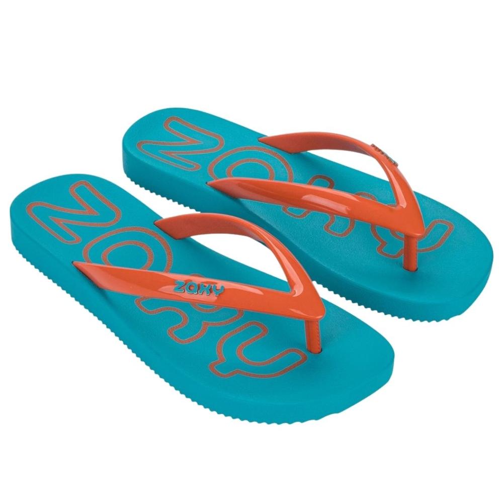 Sandalias Mujer Playeras Zaxy Turquesa Talla 37 BRA