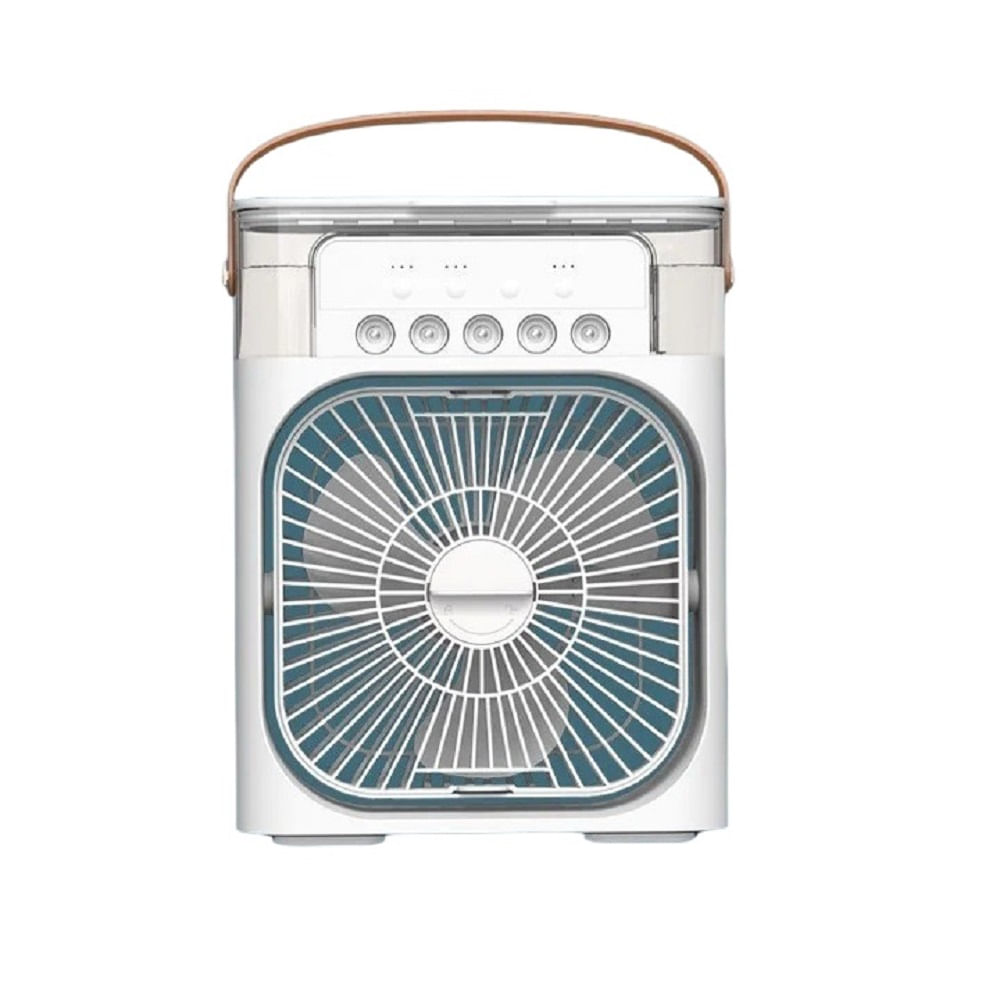 Ventilador Enfriador de Aire Portátil 3 En 1 Rectangular Blanco