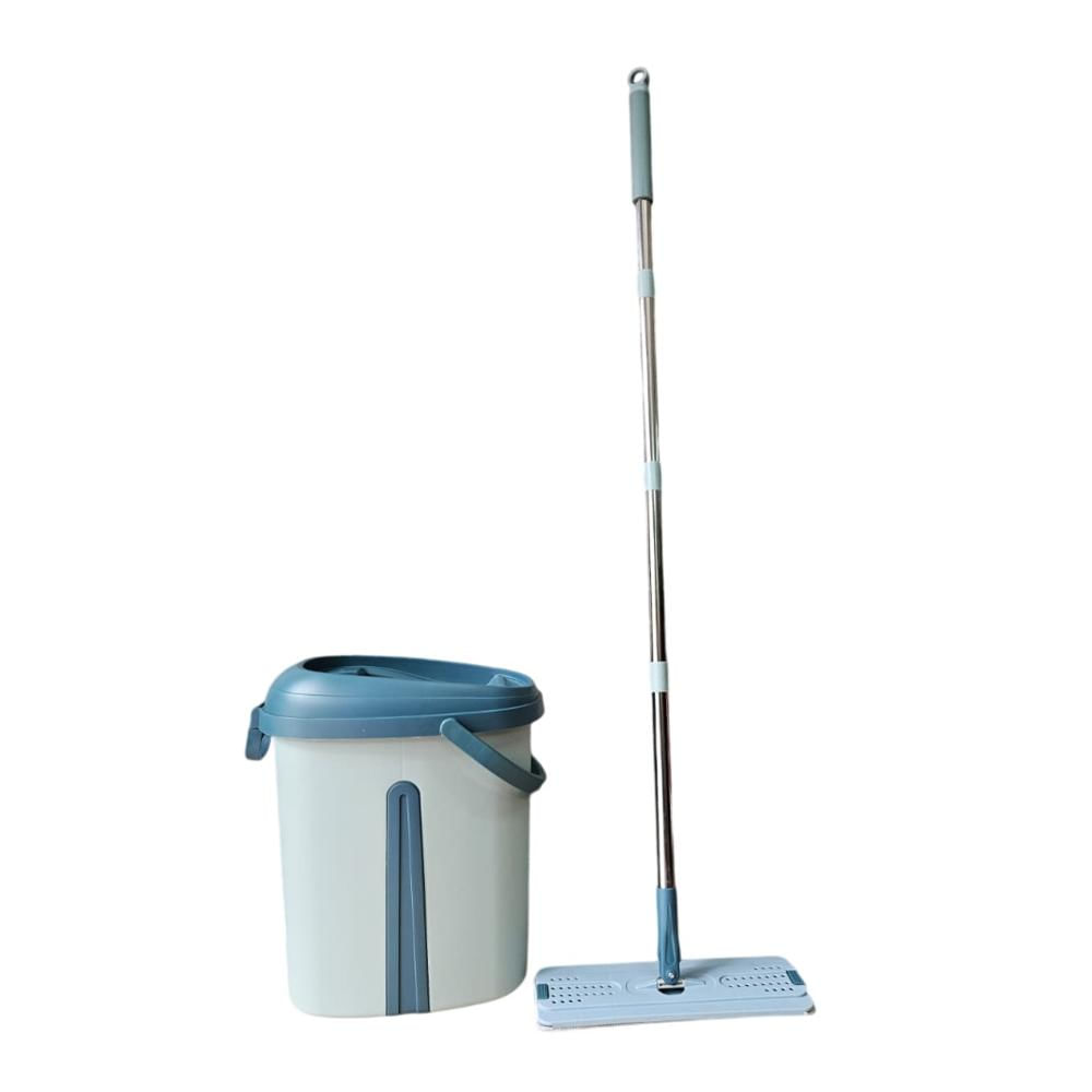 Trapeador Plano Para Piso con Manos Libres Verde Olivo