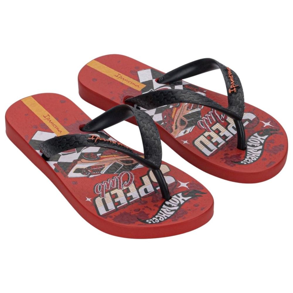 Sandalias Niño Playera Hot Wheels Ipanema Rojo Talla 25 BRA