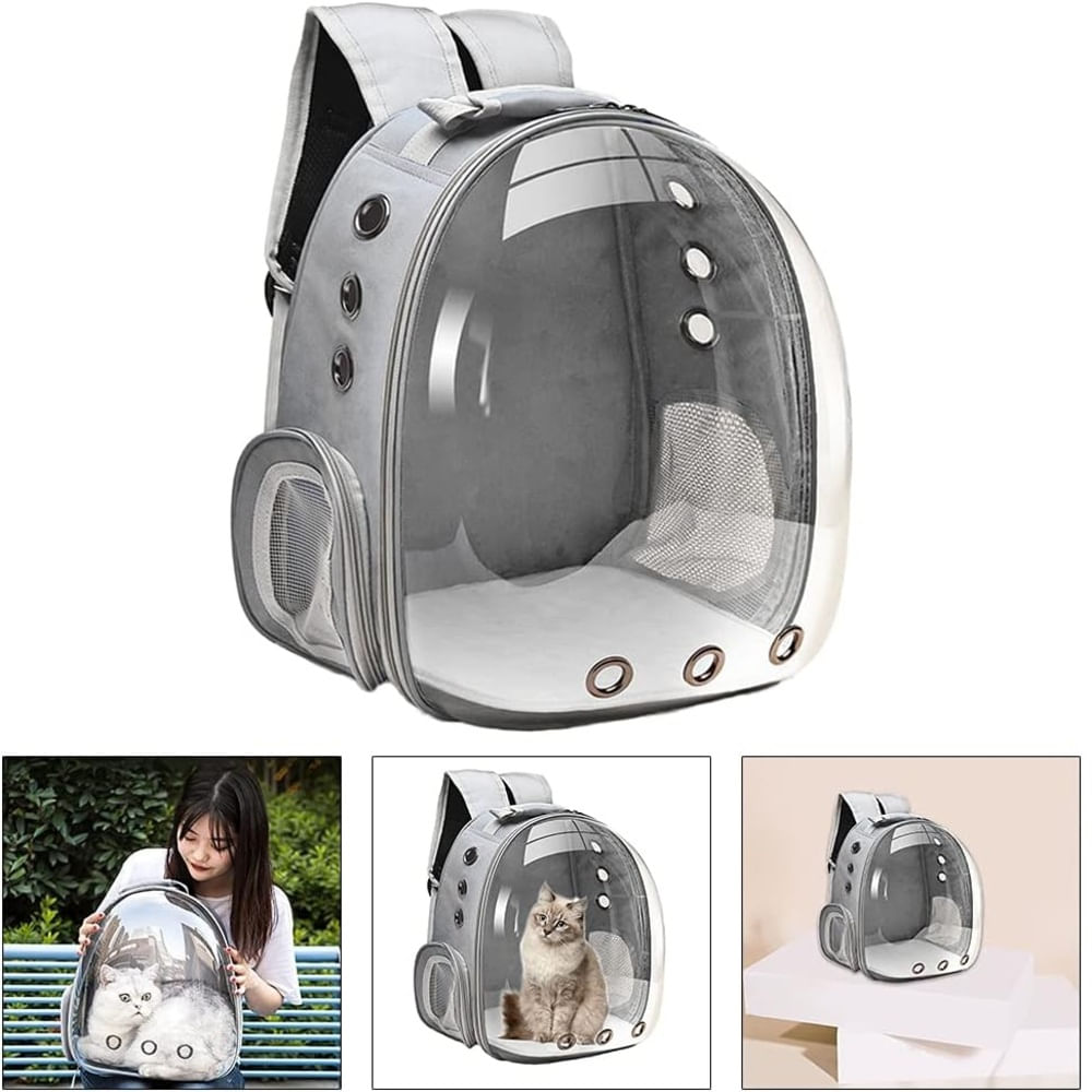 Mochila para Gatos Bolsa Portátil para Mascotas Plomo