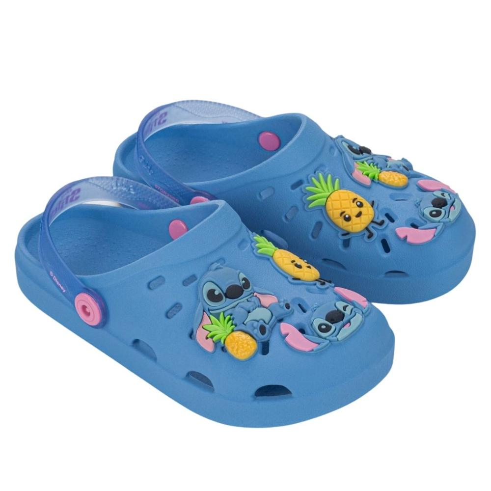 Sandalias Niña Canasta Stitch Celeste Talla 29