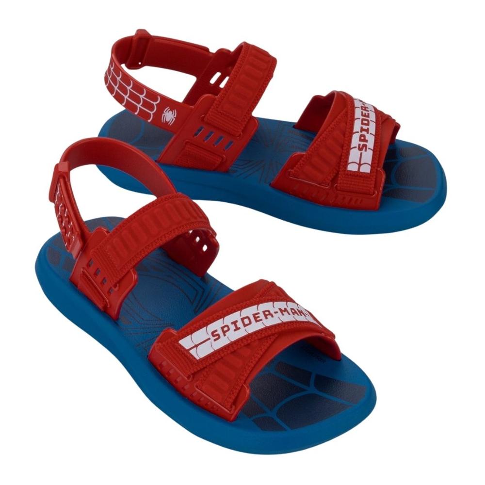 Sandalias Niño Playera Spiderman Azul Talla 31