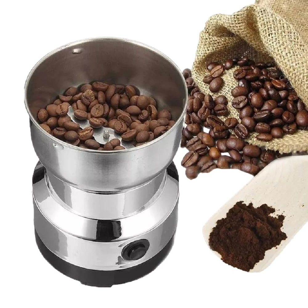 Molinillo Eléctrico de 4 Aspas Triturador de Café y Granos