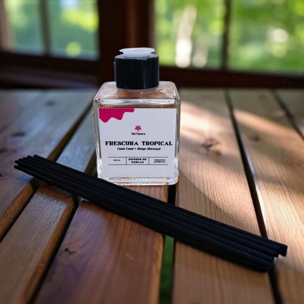 DIFUSOR DE VARILLAS AROMA FRESCURA TROPICAL 100 ML