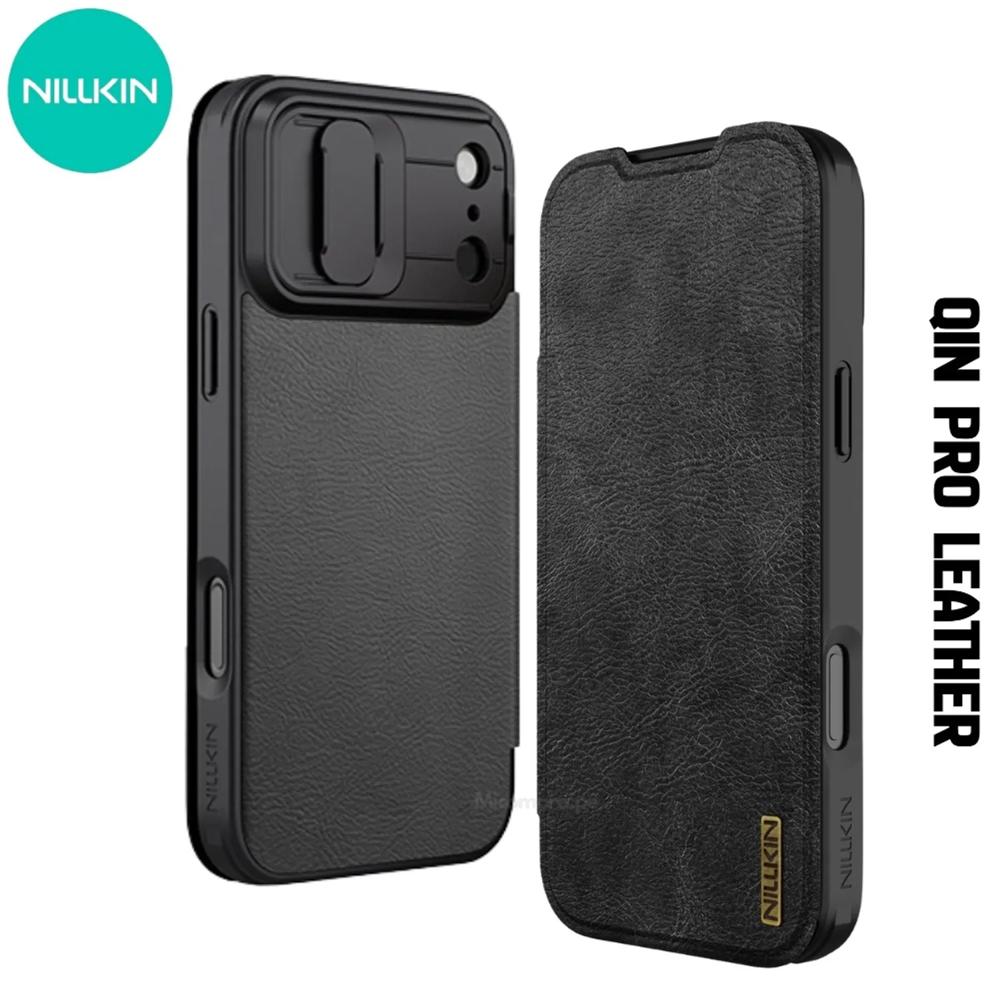 Case Nillkin Qin Pro Leather - iPhone 1 7 Pro Max - Negro