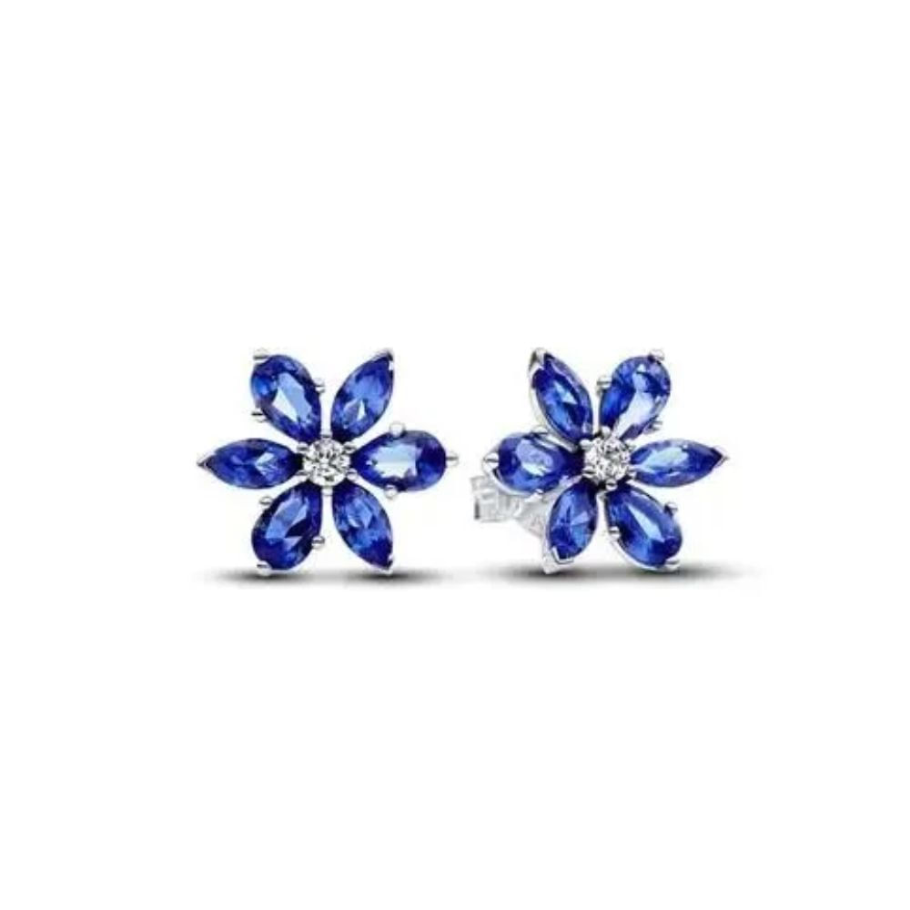Aretes Pandora de Racimo Herbario azul