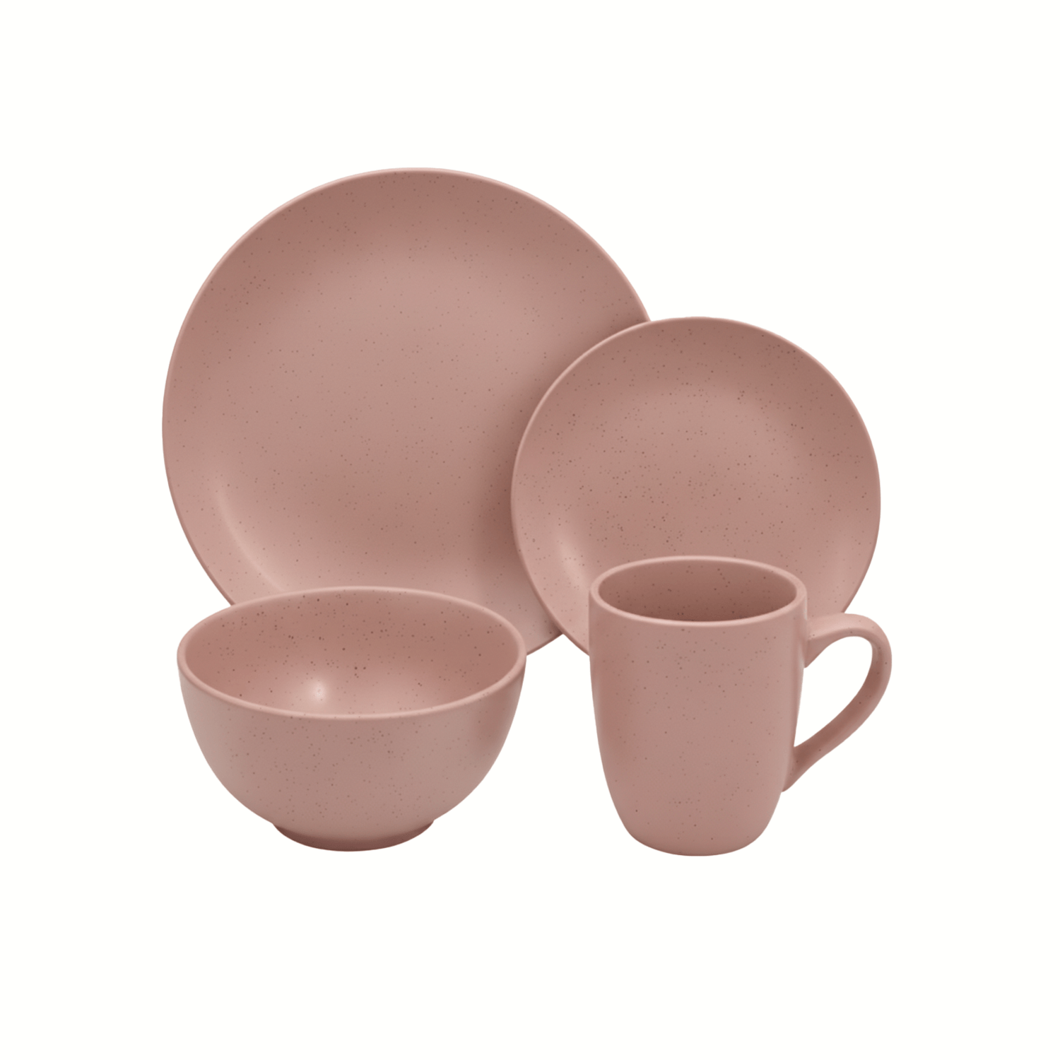 Juego Vajilla Dots Topo 16 Piezas