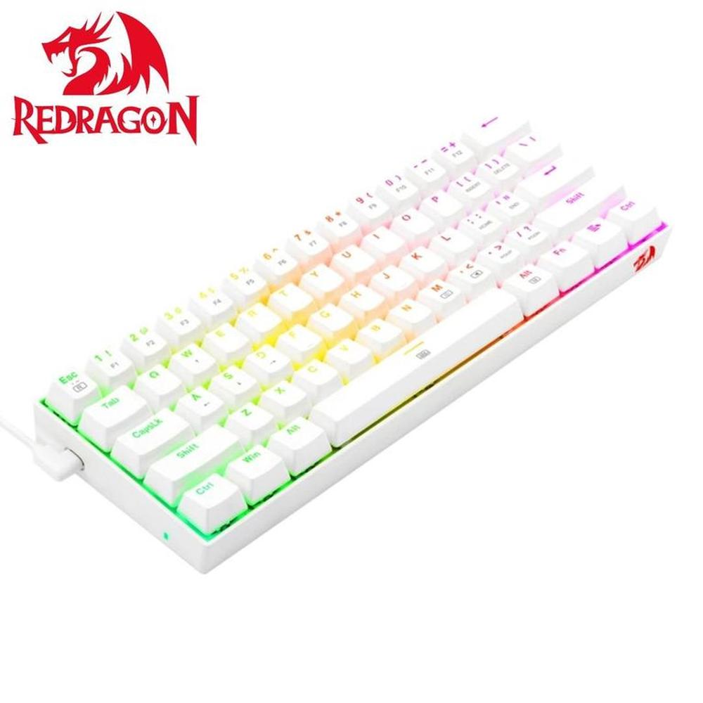 Teclado Mecánico Redragon 60% DRAGONBORN Spanish K630W-RGB RED SWITCH ...
