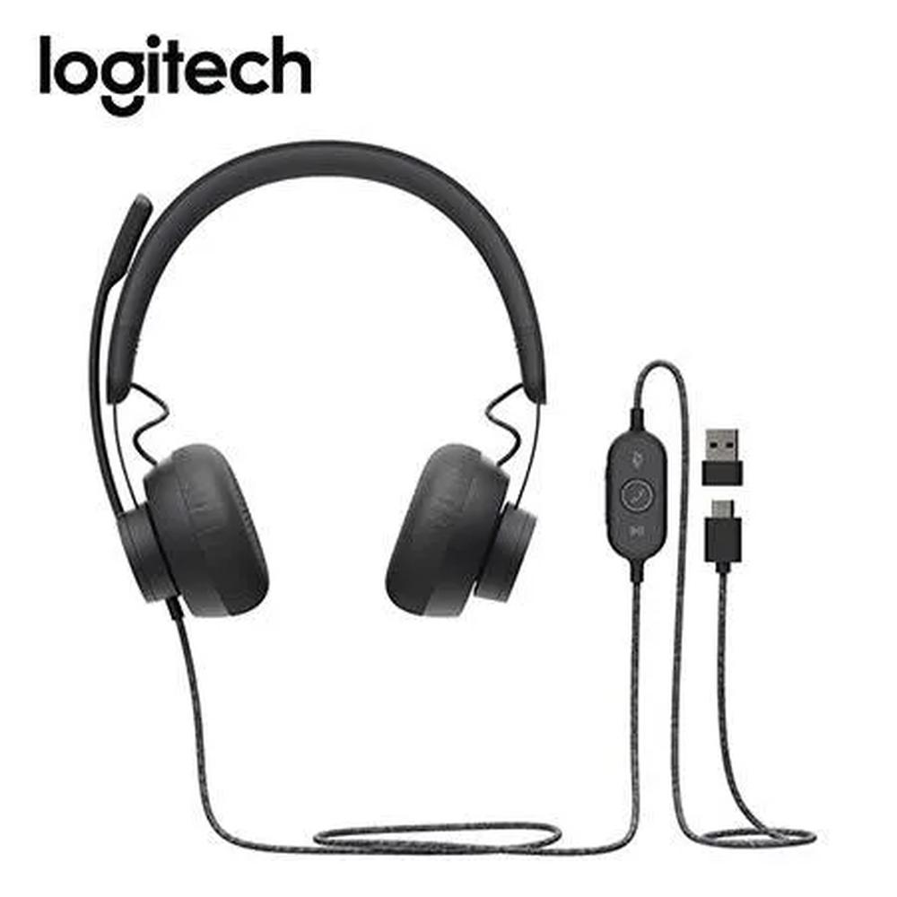 AUDIFONO CMICROF LOGITECH B2B ZONE WIRED - UC VERSION BLACK