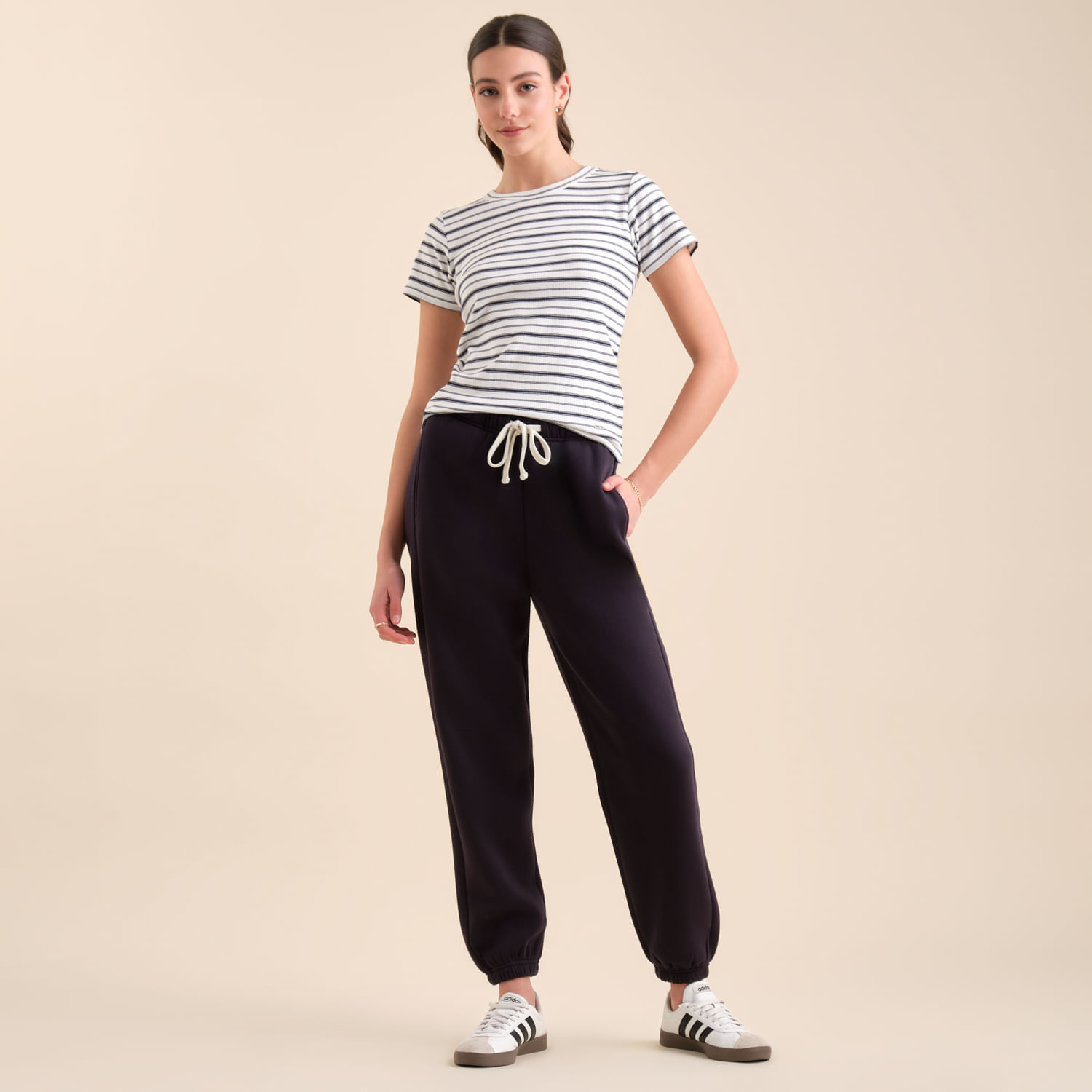 Pantalon De Buzo Mujer Amc Cordon