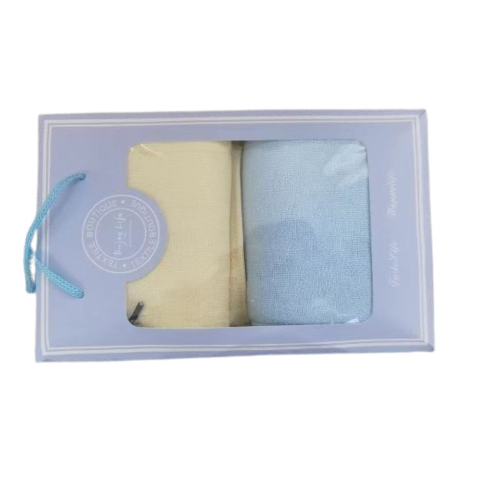 Toalla Facial de Latex Natural Paquete de 2