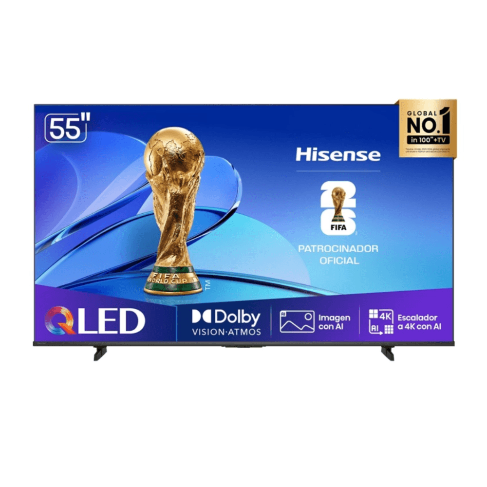 TELEVISOR SMART TV HISENSE QLED 4K UHD 55Q6QV 2025