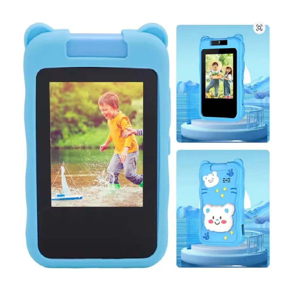 Cámara Digital Tipo Celular Para Niños Grabación HD Pantalla Táctil