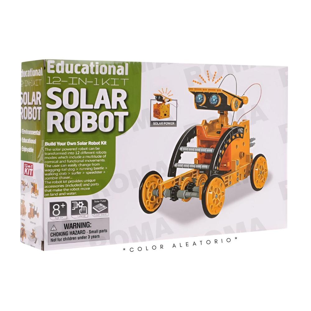 ROBOT CON PANEL SOLAR JUEGO EDUCATIVO